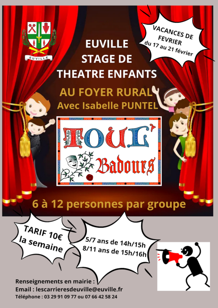 Stage de théâtre enfants