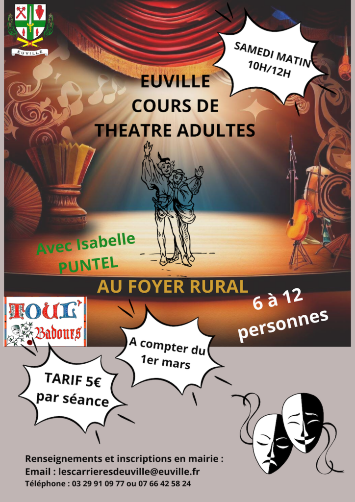 Cours de théâtre adultes