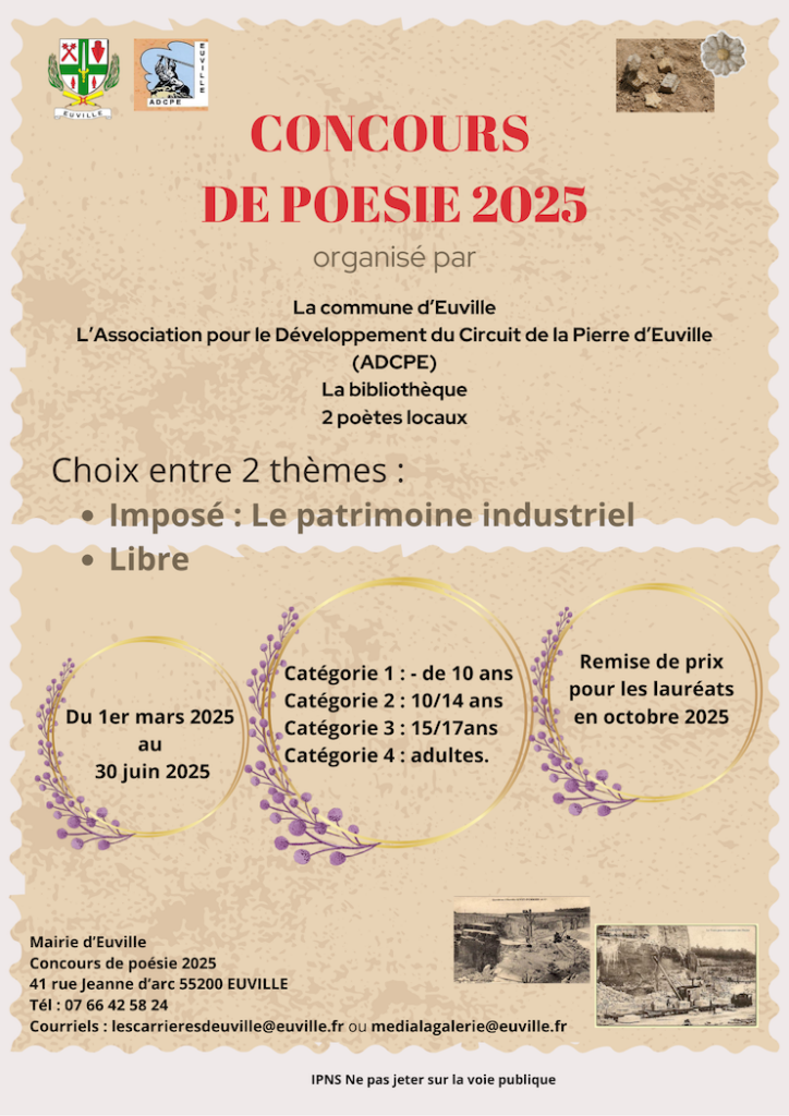 Concours de Poésie 2025