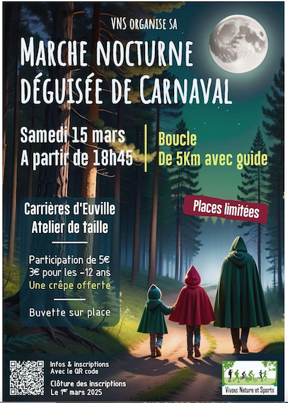 Marche Nocturne Déguisée de Carnaval