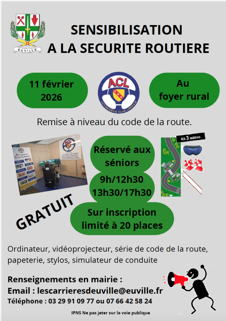 Sensibilisation à la sécurité routière